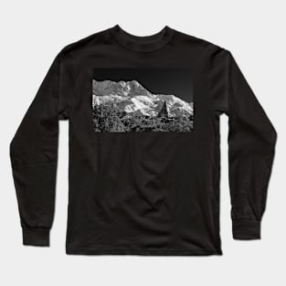 Climbers' Memorial in Hooker valley Long Sleeve T-Shirt